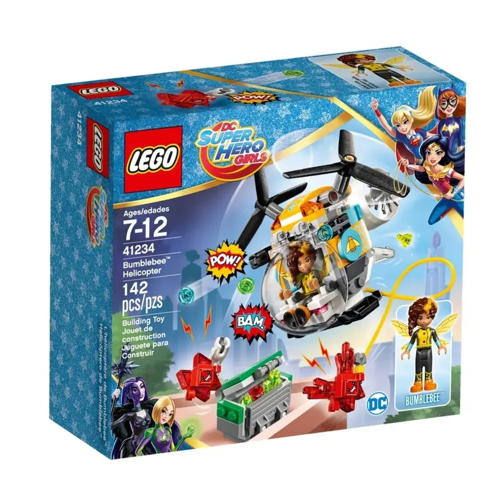 NIB LEGO DC Super Hero Girls Bumblebee Helicopter 41234 Building Set Sealed